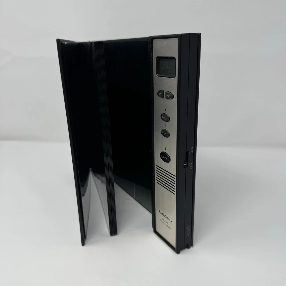 Recording Talking Photo Album 20 Pgs  RadioShack Gift Item Memory 3x5 4x6 5x7 in